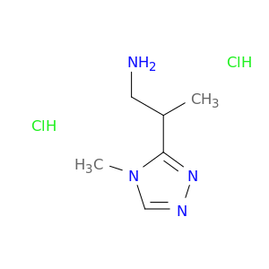 2-(4-methyl-4H-1,2,4-triazol-3-yl)propan-1-amine Dihydrochloride