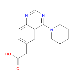 2-[4-(1-哌啶基)-6-喹唑啉]乙酸