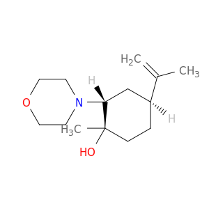 CYCLOHEXANOL, 1-METHYL-4-(1-METHYLETHENYL)-2-(4-MORPHOLINYL)-, (1R,2R,4S)-