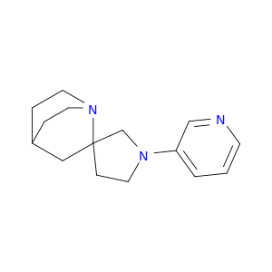 Spiro[1-azabicyclo[2.2.2]octane-2,3'-pyrrolidine], 1'-(3-pyridinyl)-