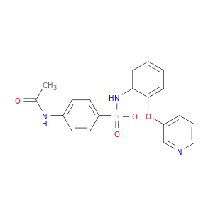 Acetamide, N-[4-[[[2-(3-pyridinyloxy)phenyl]amino]sulfonyl]phenyl]-