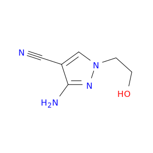3-amino-1-(2-hydroxyethyl)-1H-pyrazole-4-carbonitrile