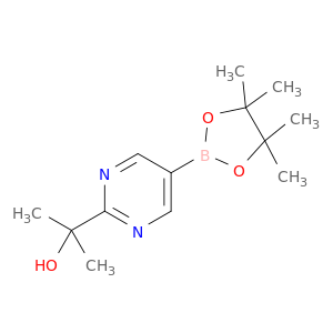 2-[5-(4,4,5,5-TETRAMETHYL-1,3,2-DIOXABOROLAN-2-YL)PYRIMIDIN-2-YL]PROPAN-2-OL