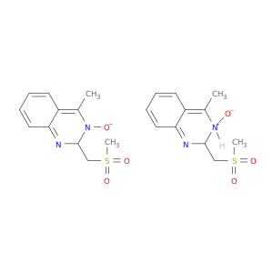 4-METHYL-2-((METHYLSULFONYL)METHYL)-2,3-DIHYDROQUINAZOLINE 3-OXIDE; METHYL (4-METHYL-3-OXIDO-2,3-DIHYDRO-2-QUINAZOLINYL)METHYL SULFONE