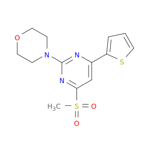 Morpholine, 4-[4-(methylsulfonyl)-6-(2-thienyl)-2-pyrimidinyl]-