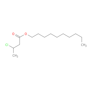 Butanoic acid, 3-chloro-, decyl ester