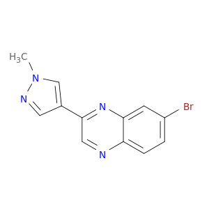 7-溴-2-(1-甲基-1H-吡唑-4-基)喹喔啉