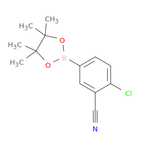 2-氯-5-(4,4,5,5-四甲基-1,3,2-二氧硼杂环戊烷-2-基)苯甲腈