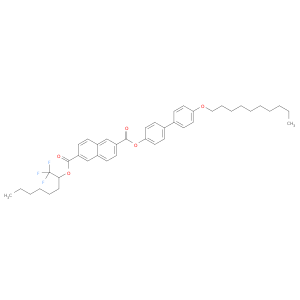 2,6-Naphthalenedicarboxylic acid, 4'-(decyloxy)[1,1'-biphenyl]-4-yl1-(trifluoromethyl)heptyl ester