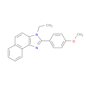 3H-Naphth[1,2-d]imidazole, 3-ethyl-2-(4-methoxyphenyl)-