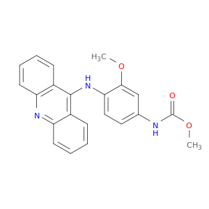 Carbamic acid, [4-(9-acridinylamino)-3-methoxyphenyl]-, methyl ester