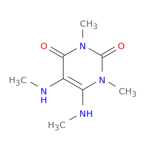2,4(1H,3H)-Pyrimidinedione,1,3-dimethyl-5,6-bis(methylamino)-