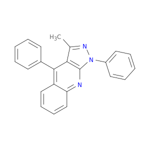 1H-Pyrazolo[3,4-b]quinoline, 3-methyl-1,4-diphenyl-