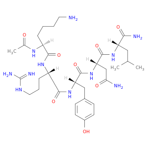 N-ACETYLLYSYL-ARGINYL-TYROSYL-ASPARAGINYL-LEUCINAMIDE
