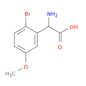 AMINO(2-BROMO-5-METHOXYPHENYL)ACETIC ACID
