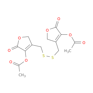 2(5H)-Furanone, 4,4'-[dithiobis(methylene)]bis[3-(acetyloxy)-