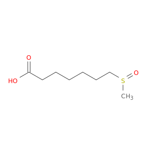Heptanoic acid, 7-(methylsulfinyl)-