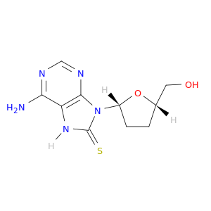 Adenosine, 2',3'-dideoxy-7,8-dihydro-8-thioxo-