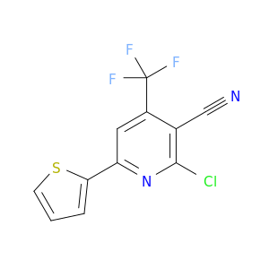 3-Pyridinecarbonitrile,2-chloro-6-(2-thienyl)-4-(trifluoromethyl)-