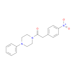 乙酮,2-(4-硝基苯基)-1-(4-苯基-1-哌嗪基)-