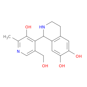 6,7-Isoquinolinediol, 1,2,3,4-tetrahydro-1-(3-hydroxy-5-(hydroxymethyl)-2-methyl-4-pyridinyl)-