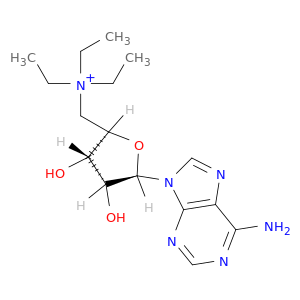 Adenosine, 5'-deoxy-5'-(triethylammonio)-
