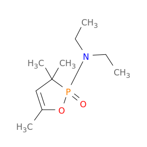 1,2-Oxaphosphol-2(3H)-amine, N,N-diethyl-3,3,5-trimethyl-, 2-oxide
