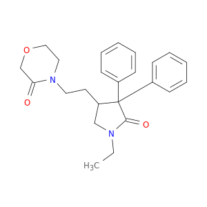 4-[2-(1-乙基-5-氧代-4,4-二苯基吡咯烷-3-基)乙基]吗啉-3-酮