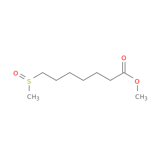 Heptanoic acid, 7-(methylsulfinyl)-, methyl ester