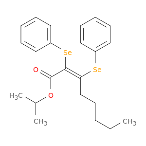 2-Octenoic acid, 2,3-bis(phenylseleno)-, 1-methylethyl ester, (2Z)-