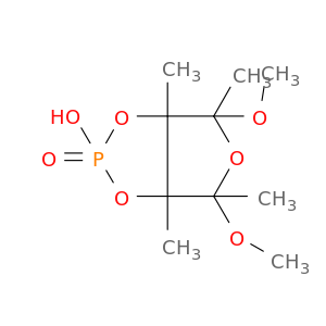 4,6-dimethoxy-3a,4,6,6a-tetramethyltetrahydrofuro[3,4-d][1,3,2]dioxaphosphol-2-ol 2-oxide
