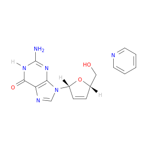 Guanosine, 2',3'-didehydro-2',3'-dideoxy-, compd. with pyridine (1:1)