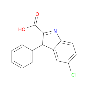 3H-Indole-2-carboxylic acid, 5-chloro-3-phenyl-