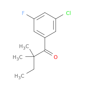 3'-CHLORO-2,2-DIMETHYL-5'-FLUOROBUTYROPHENONE