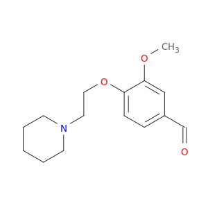 3-METHOXY-4-[2-(1-PIPERIDINYL)ETHOXY]BENZALDEHYDE