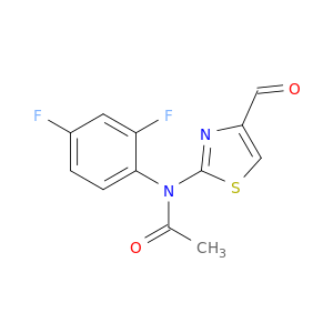 N-(2,4-Difluorophenyl)-N-(4-formylthiazol-2-yl)acetamide