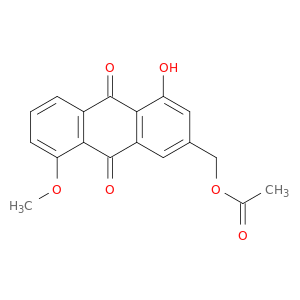 9,10-Anthracenedione, 3-[(acetyloxy)methyl]-1-hydroxy-5-methoxy-