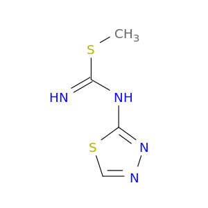Carbamimidothioic acid, 1,3,4-thiadiazol-2-yl-, methyl ester