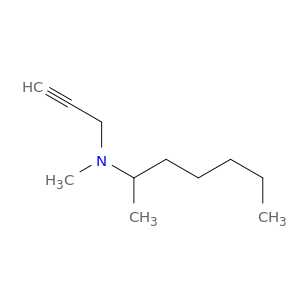 N,1-DIMETHYL-N-2-PROPYNYLHEXYLAMINE