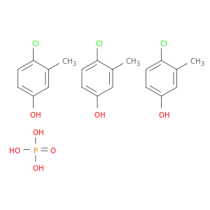 Phenol, 4-chloro-3-methyl-, phosphate (3:1)