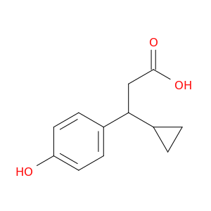 3-环丙基-3-(4-羟基苯基)丙酸