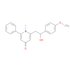 4(1H)-Pyridinone,2-[2-hydroxy-2-(4-methoxyphenyl)ethyl]-6-phenyl-