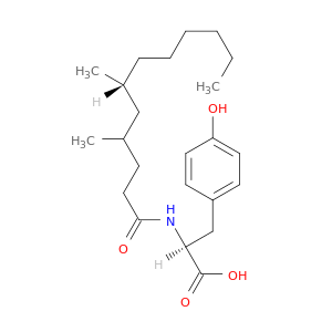 Tyrosine, N-[(6R)-4,6-dimethyl-1-oxododecyl]-