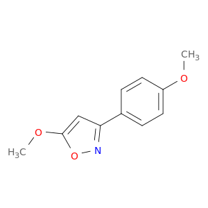 Isoxazole, 5-methoxy-3-(4-methoxyphenyl)-