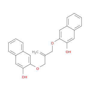 2-Naphthalenol, 3,3'-[(2-methylene-1,3-propanediyl)bis(oxy)]bis-