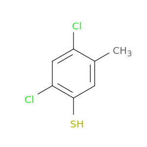 2,4-二氯-5-甲基-苯硫酚