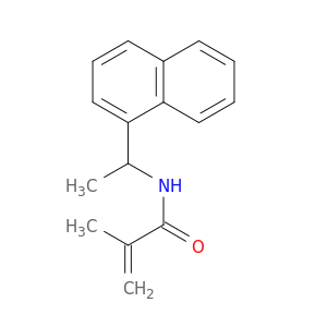 2-Propenamide, 2-methyl-N-[1-(1-naphthalenyl)ethyl]-