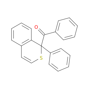 Methanone, phenyl(1-phenyl-1H-2-benzothiopyran-1-yl)-