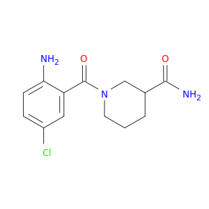 1-(2-Amino-5-chlorobenzoyl)piperidine-3-carboxamide
