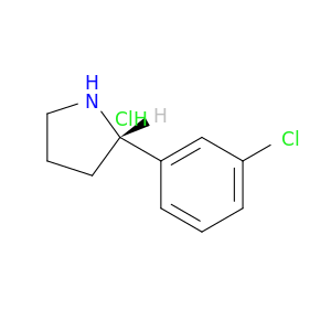 (S)-2-(3-氯苯基)吡咯烷盐酸盐